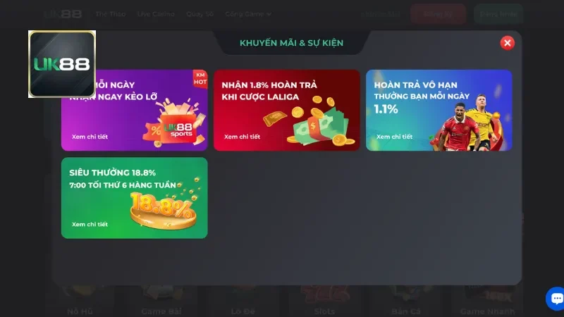 Uk88 Cristiano0.ru.com - Trang Chủ Chính Thức | Giải Trí Đẳng Cấp Anh Quốc 29 Tổng hợp các CTKM khủng của UK88